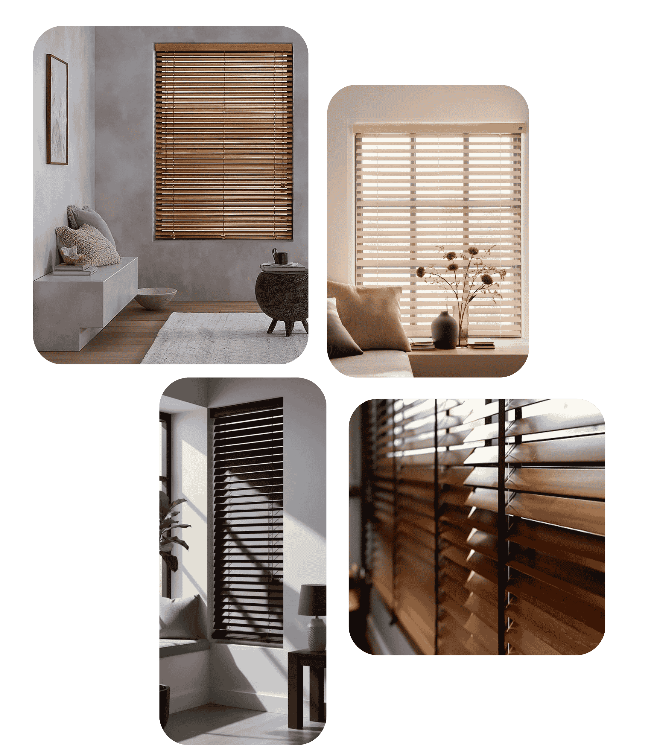 Wooden Venetian Blinds Masonary